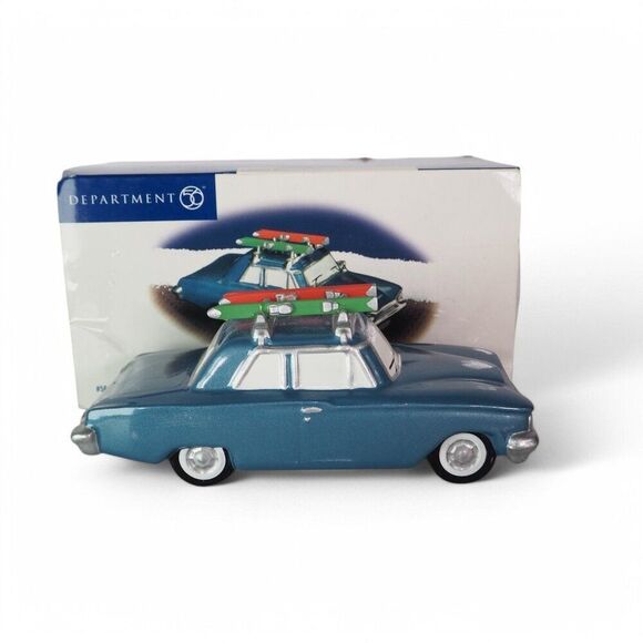 Department 56 Snow Village "Heading for the Hills" Ceramic Figurine - Picture 1 of 7